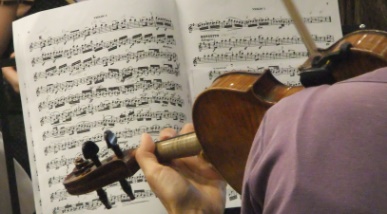 violin og noder